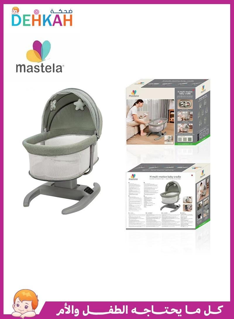 ماستيلا سرير / أرجوحة أطفال كهربائي ذكي 7 في 1 مع تحكم عبر التطبيق - Image 1