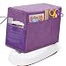 BOHEMIABY Sewing Machine Cover with Storage Pocket and Side Handles Dust Cover for Standard Machines Printed Sewing Patterns Purple - Image 2