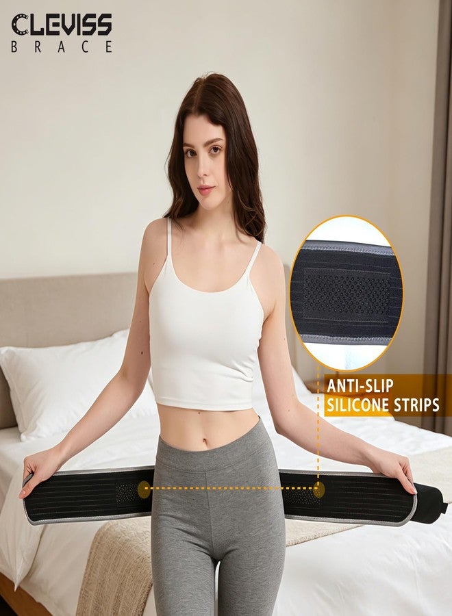 CLEVISS BRACE SI Joint Hip Belt for Men and Women,Sacroiliac Pelvic Support Belt for Sciatica Pain Relief, Lower Back Support Brace, Hip Braces for Hip Pain (Black-Regular) - Image 5
