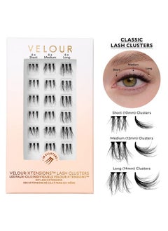 Velour Lashes Velour Xtensions Eyelash Refills Classic False Individual Vegan Lash Extensions Lightweight Fluffy Reusable Handmade Lashes Lash Clusters Soft And Comfortable All Eye Shapes  - Image 5