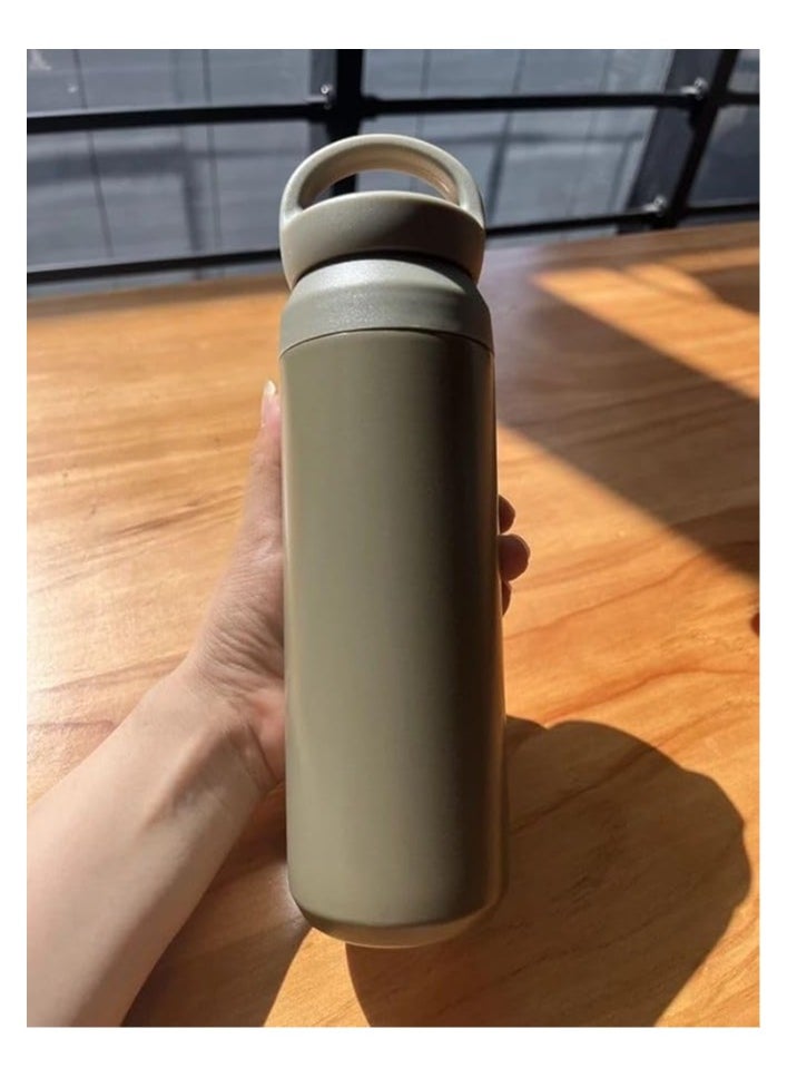 QSHOP QSHOP® Premium Thermos Bottle for Students Men Women Trend Anti-scalding Water Cup Stainless Steel Vacuum Bottle  - Image 2