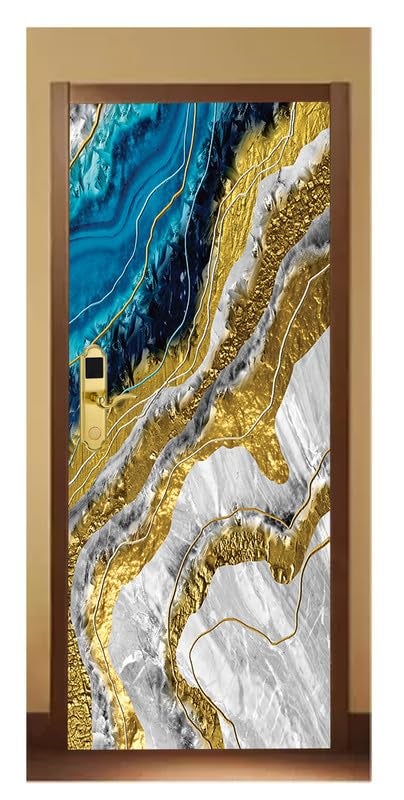 DECOR PRODUCTION Door Wallpaper | Strong PVC Material Decorative Sticker | Wallpaper for Home Doors/Almirah, Home Decor Items etc (Self Adhesive Door Deca, 30x76 Inch)_21 - Image 1