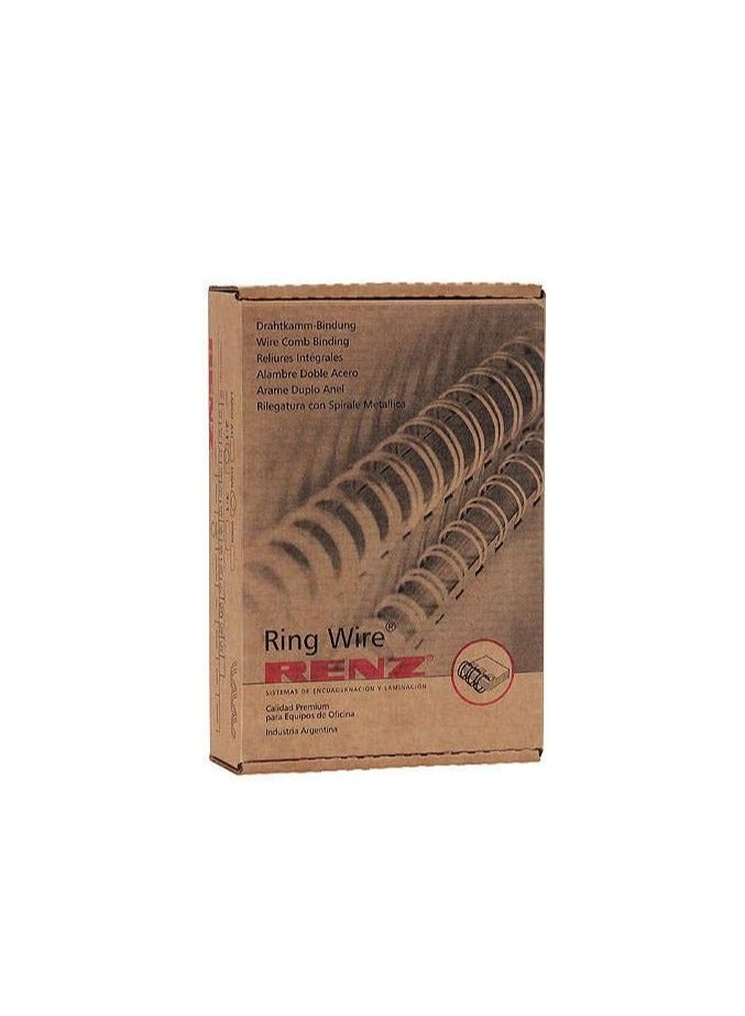 RENZ 100-Pieces Binding Wire (A4,3: 1 x 6.9mm, Black 1/4in) - Image 2