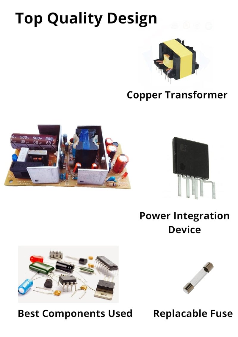 Candid RO Smps Adapter 24V25A 60W Power Supply for All RO Systems 2 Year Waranty 1pcBlack - Image 3