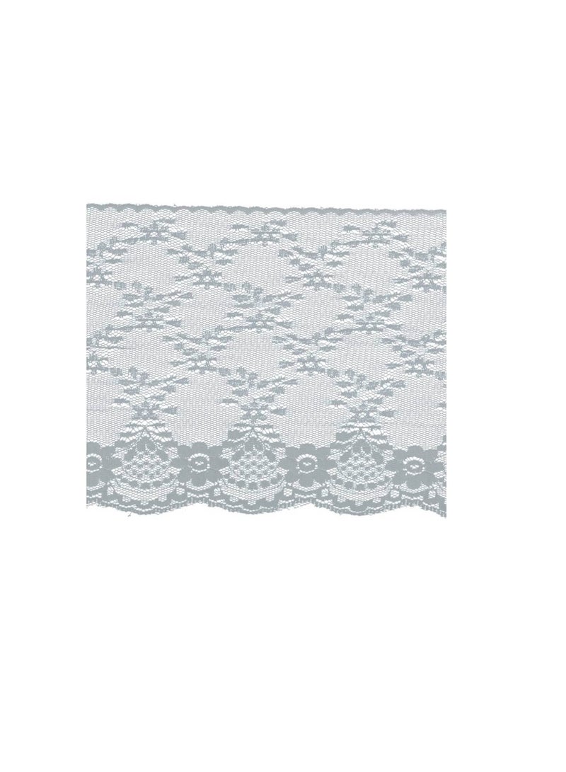 Trim Galloon Flat Lace Trim 7 inch Oyster - Image 1