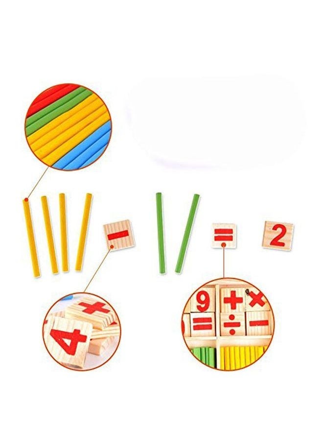 NIBEMINENT Wooden Counting Math Game Toy  - Image 3