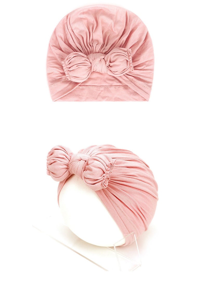 Generic - Baby Bow Hat Light Pink - Image 1