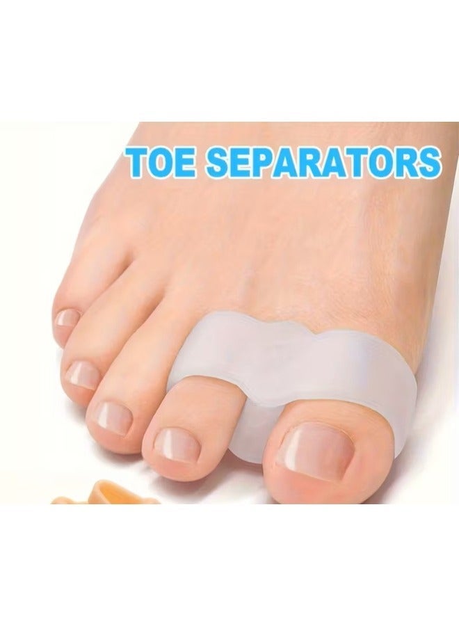 Medical grade silicone foot correct separator 2pcs