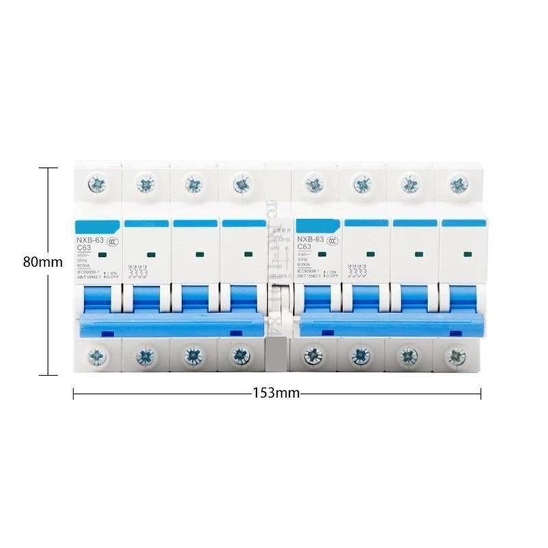 DZ47 Dual Power Supply Interlock Switch 63A 4P 4P 6A City Power Conversion Type - Image 5