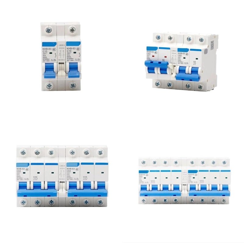 DZ47 Dual Power Supply Interlock Switch 63A 4P 4P 6A City Power Conversion Type - Image 1