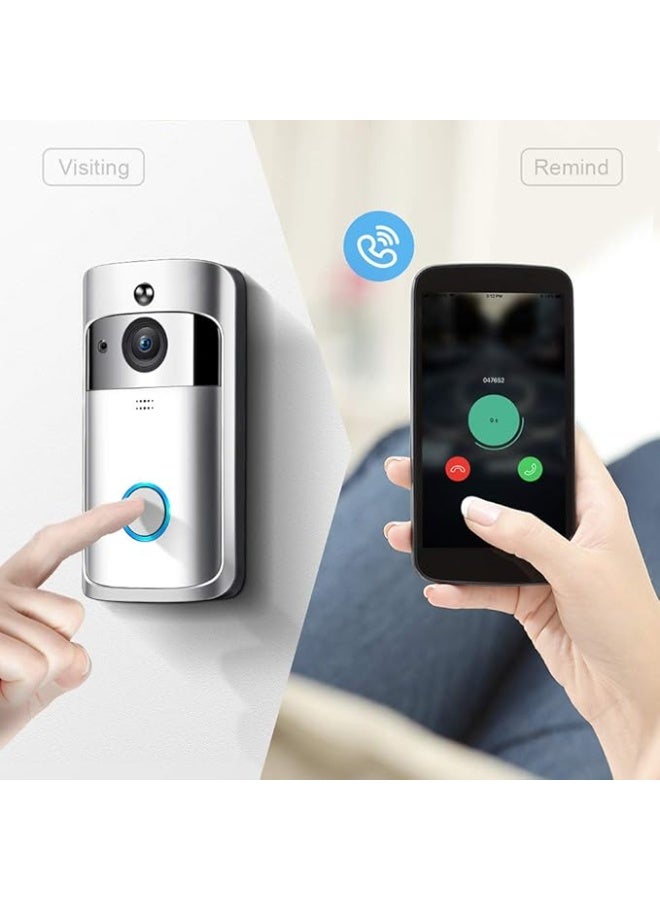 Wireless Video Doorbell – Smart Wi-Fi Bell with Two-Way Audio – Ideal for Daily Home Use - Image 3