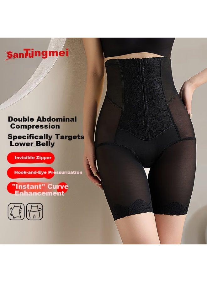 GRACEWELL Tingmei High-waist Zipper Lifting Tummy Control Postpartum Seamless Strong Shaping Slimming Body Shaping Waist Shaping Panties For Women - Image 1