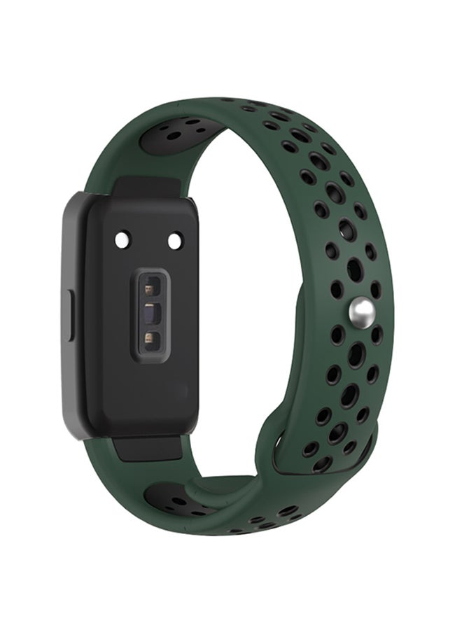 Replacement Strap For Huawei Band 6 Green/Black - Image 4