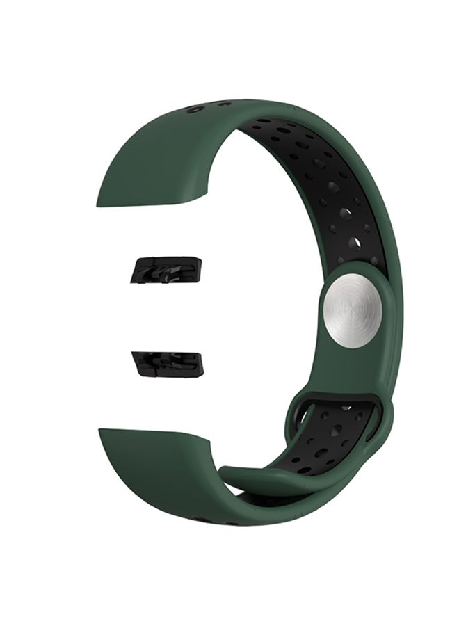Replacement Strap For Huawei Band 6 Green/Black - Image 2