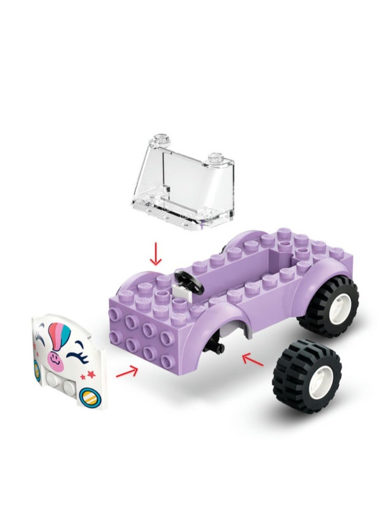 LEGO Unicorn Cake Delivery Car Building Set - Image 3