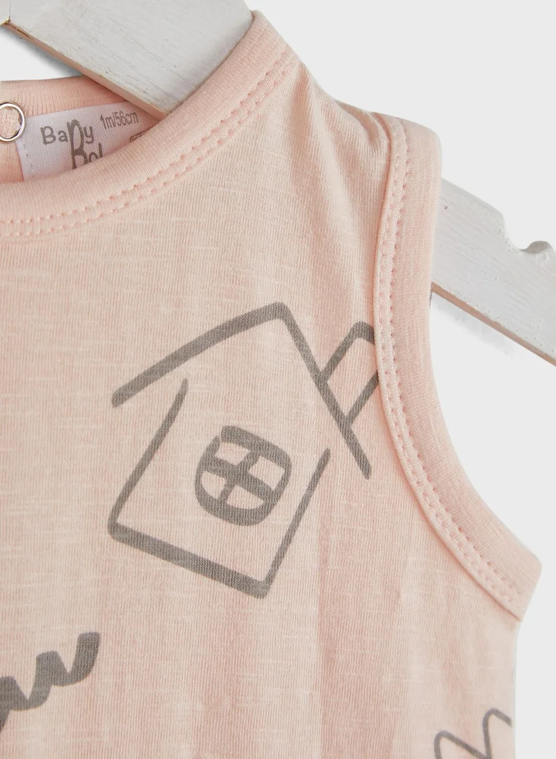 Babybol Infant Graphic Romper