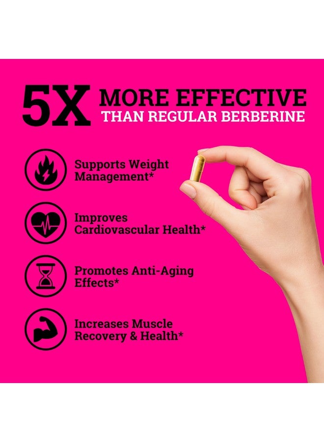 Black Forest 5X Berberine a Dihydroberberine Supplement (Super Berberine Now 5X More Effective Than Regular Berberine HCL) Best Dihydroberberine with Ceylon Cinnamon - Similar to Berberine Phytosome - Image 3