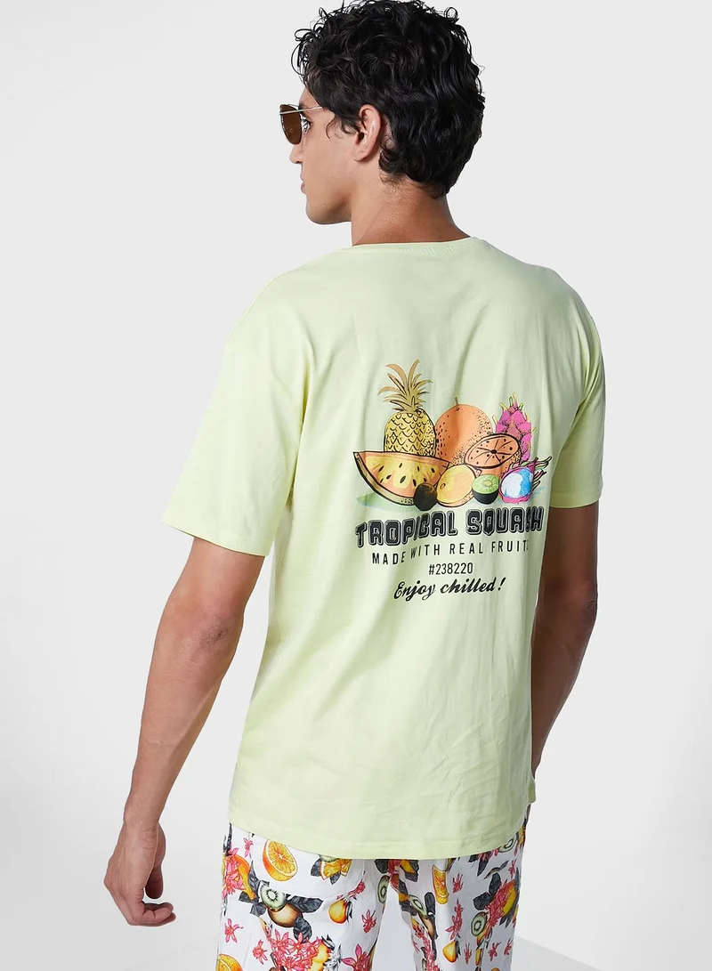 Koovs Koovs Resort Print T Shirt