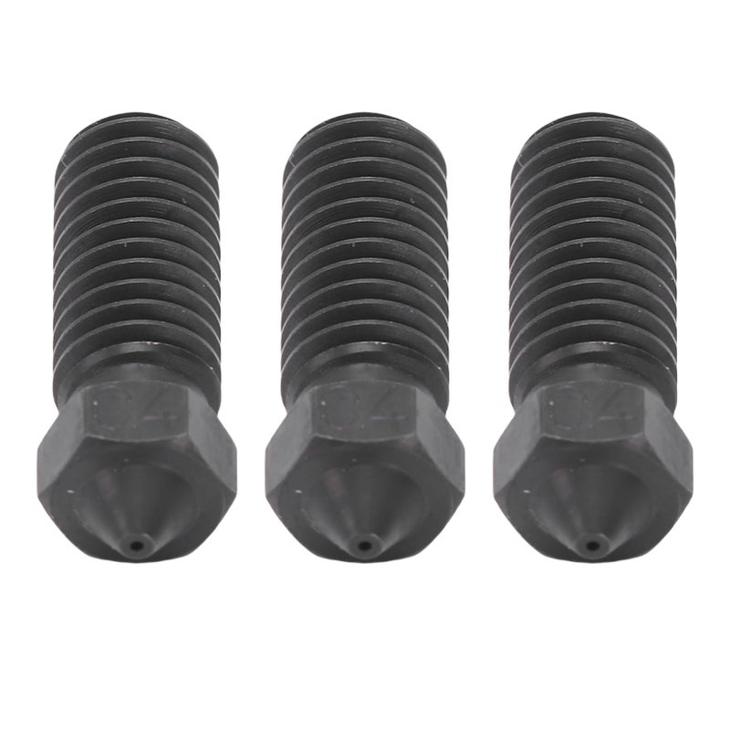 3D Printer Nozzle 0 4mm Hardened Steel 3 Pack M6 Thread For PLA ABS PETG - Image 3