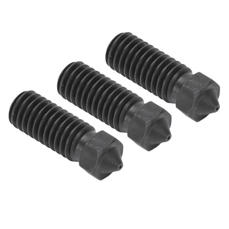 3D Printer Nozzle 0 4mm Hardened Steel 3 Pack M6 Thread For PLA ABS PETG - Image 4