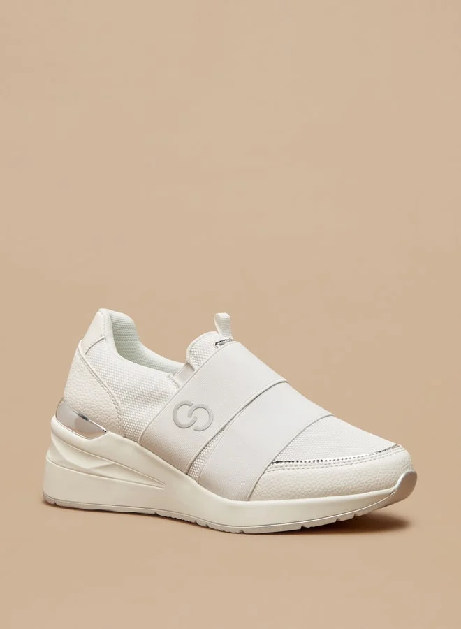 سيليست Women'S Slip-On Casual Sneakers With Wedge Heels