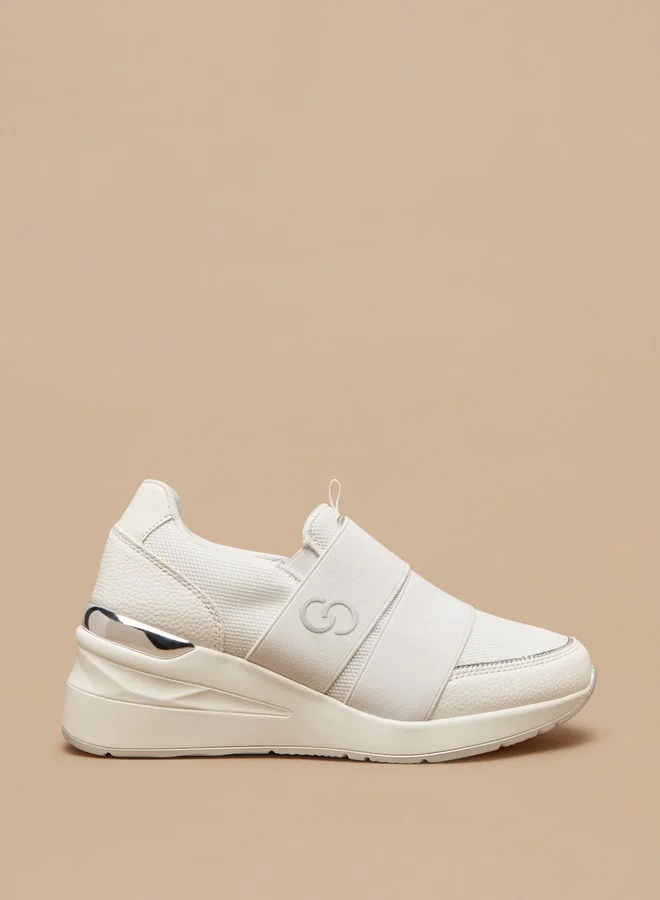 سيليست Women'S Slip-On Casual Sneakers With Wedge Heels