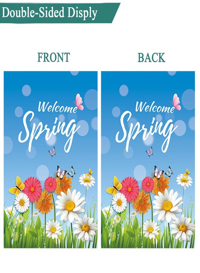 CDLong Seasonal Garden Flag Set of 12 - Double Sided 28 x 40 Inch Large Yard Flags, Outdoor Holiday Decorations for All Seasons, Christmas, Spring, Summer, and Fall - Big House Flags for Outside Decor - Image 2