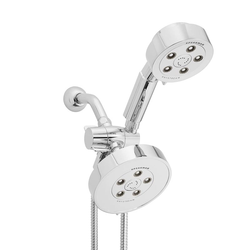 Neo Anystream VSR233010 6Spray Polished Chrome Dual Shower Head 25GPM 95 LPM