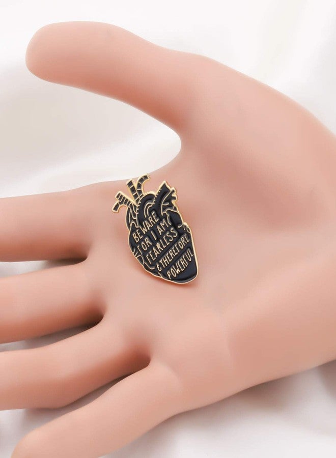 ميوسبارك دبوس مينا من MYOSPARK، هدية أدبية، رسوم متحركة، مرآة شفاه، سلسلة طائر القبرة، نمط مرتفعات وذرينغ، بروش قلب تشريحي (دبوس قلب تشريحي) - Image 4