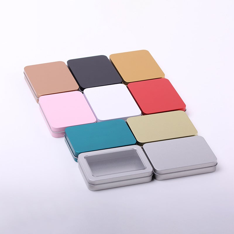 Tinplate Square Gift Box – Customizable Metal Packaging for Beauty Tools and Jewelry - Image 3