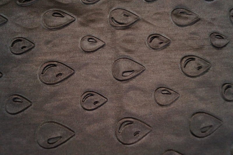 Vissage Double Bed Runner with 2 Cushion Covers, Droplets Design, Dark Brown - Image 3