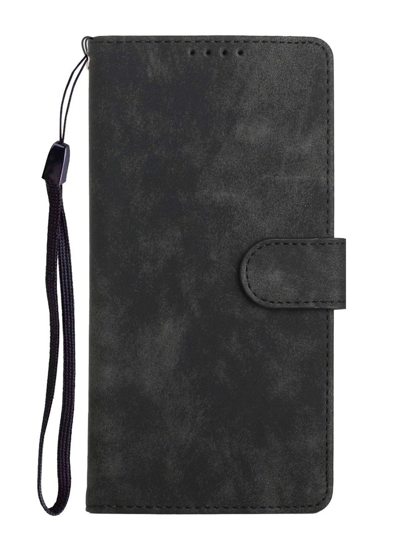 Suteni Magnetic Clasp Flip Cover Card Slots Leather Phone Case for Samsung - Image 1