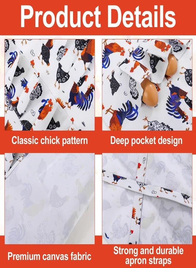 XLSXEXCL Egg Collecting Apron, 14 Pockets Egg Collecting Holding Apron and Chicken Eggs Gathering Basket with 7 Pouches for Chicken Duck Goose Eggs - Image 4