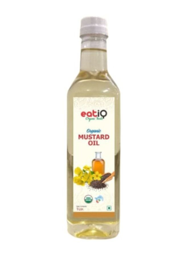 eatiQ Organic Foods Mustard Oil 1L 