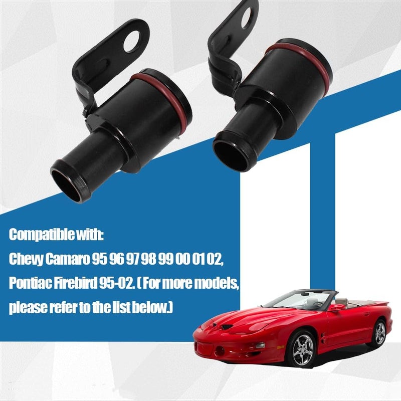 CULMKARI Heater Hose Repair Kit for 3.8L V6 Camaro Firebird 1995-2002 with Adapter Hose - Image 2