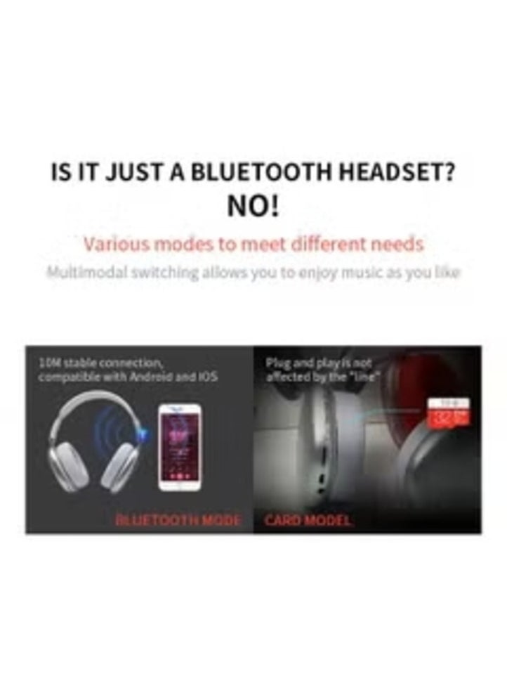 Generic - P9 Wireless Bluetooth Headset with pure stereo sound, memory card support, and comfortable design for hands-free audio. - Image 1
