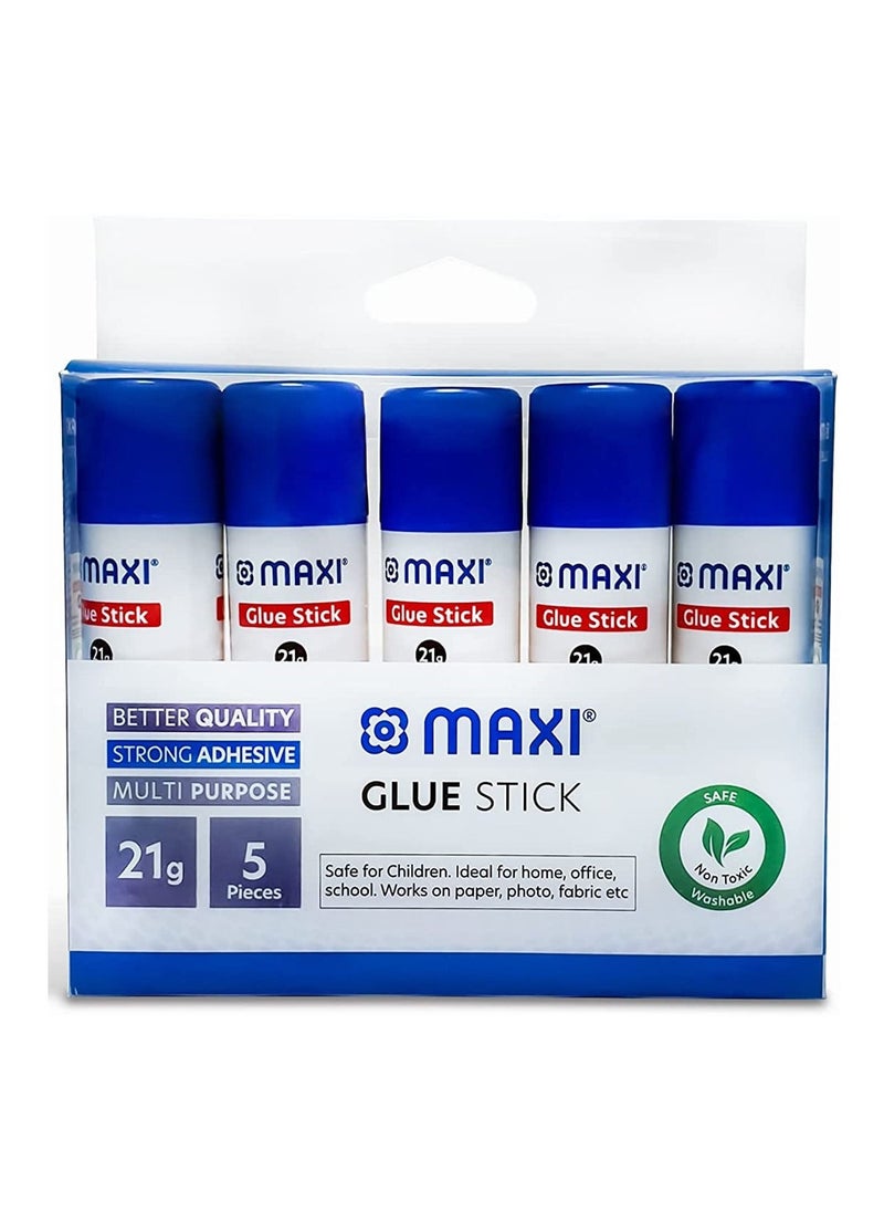 Maxi - 5-Piece Multi Purpose Glue Stick 21gm Content - Image 1