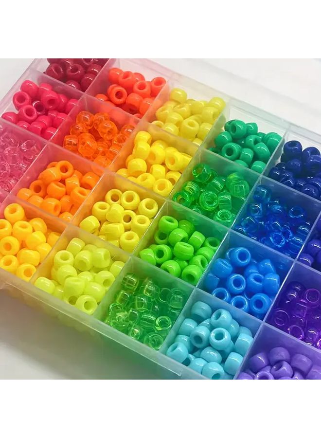810 قطعة مجموعة صنع أساور الصداقة مع حبات حروف هدية للمبتدئين - Image 4
