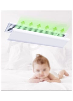 NIBEMINENT Adjustable Air Conditioner Deflector T53 White  - Image 2