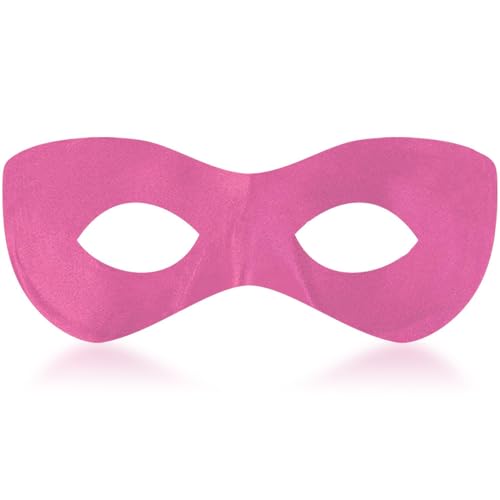 amscan Fabric Super Hero Domino Eye Mask 1 Pink