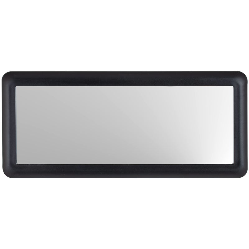 Custom Accessories 70003 Black Deluxe Visor Mirror - Image 1