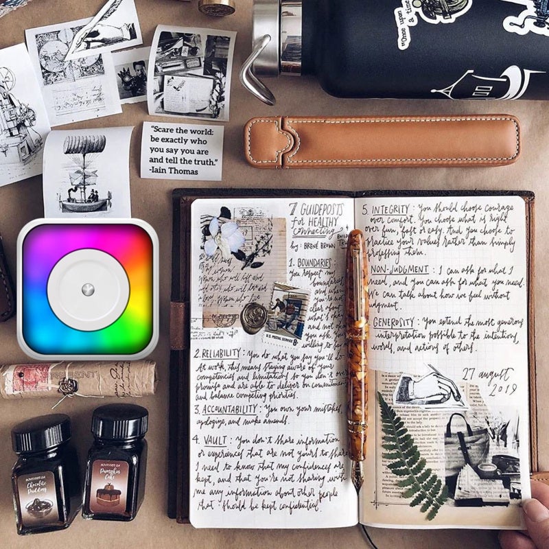 Mini Pocket Printer: Compact Lightweight Portable Design - Ink-Free Thermal Printing Pocket Sticker Printer for Home Office Outdoor Use & DIY Enthusiasts - Image 2