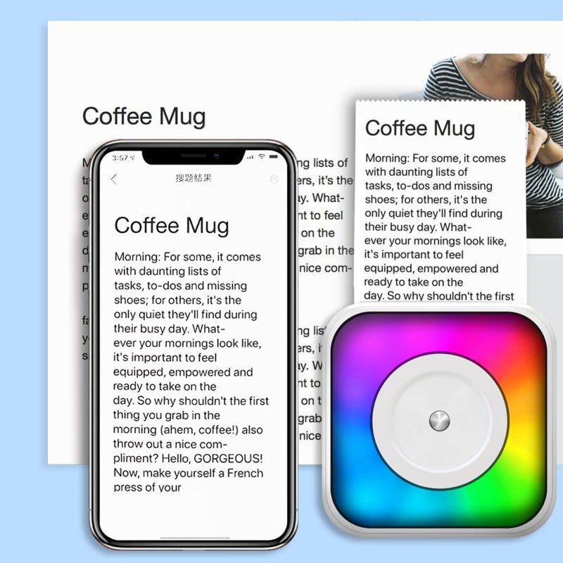 Mini Pocket Printer: Compact Lightweight Portable Design - Ink-Free Thermal Printing Pocket Sticker Printer for Home Office Outdoor Use & DIY Enthusiasts - Image 5