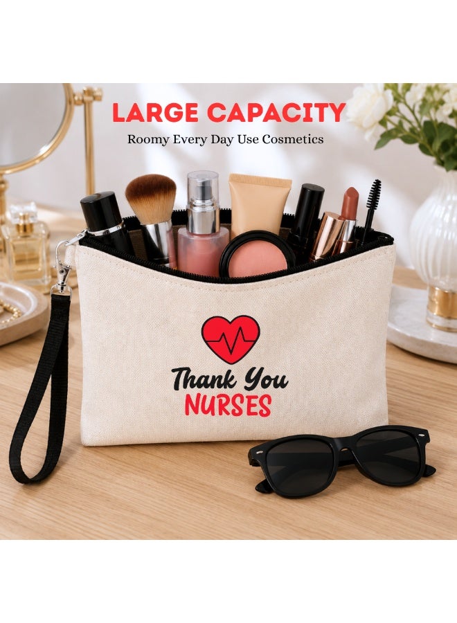 PRINTSHOP4ME Nurse Appreciation Gift-Cosmetic Bag-Multi Purpose Full Zipper Pouch With Funny Designs Print-Nursing Supplies And Practitioner Gifts-Survival Kit - Image 5