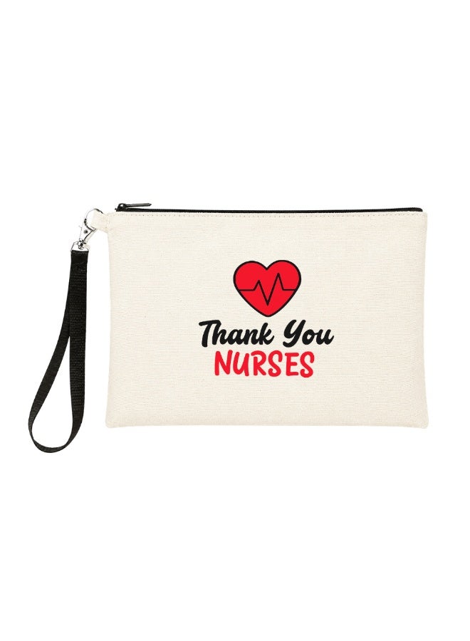 PRINTSHOP4ME Nurse Appreciation Gift-Cosmetic Bag-Multi Purpose Full Zipper Pouch With Funny Designs Print-Nursing Supplies And Practitioner Gifts-Survival Kit - Image 1