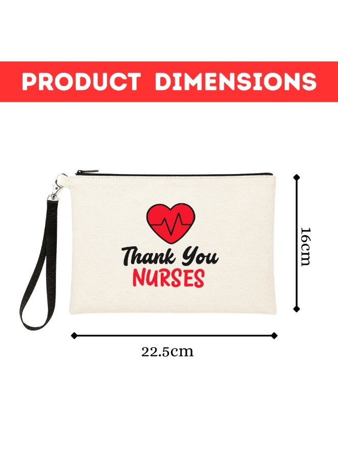 PRINTSHOP4ME Nurse Appreciation Gift-Cosmetic Bag-Multi Purpose Full Zipper Pouch With Funny Designs Print-Nursing Supplies And Practitioner Gifts-Survival Kit - Image 3
