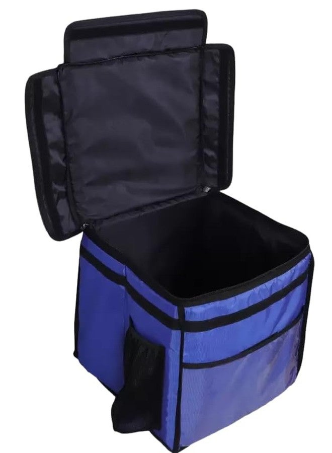 SSBC Now Quality is Affordable Food Delivery Bag Meal Delivery Bag Grocery Delivery Bag,Pizza Delivery Bag,Sea Food Delivery Bag, Waterproof (Blue) 14 inch - Image 1