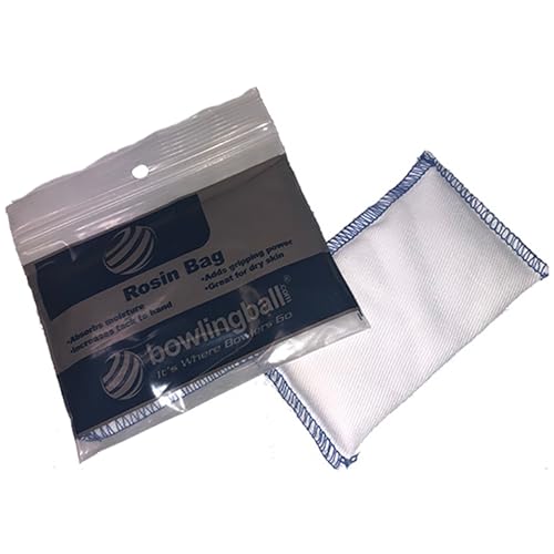 bowlingball.com Perfect Grip Rosin Bag (1) - Absorbs Moisture, Increases Tack & Grip for Consistent Release - Reusable Bowling Accessory, Resealable Pouch - Image 1