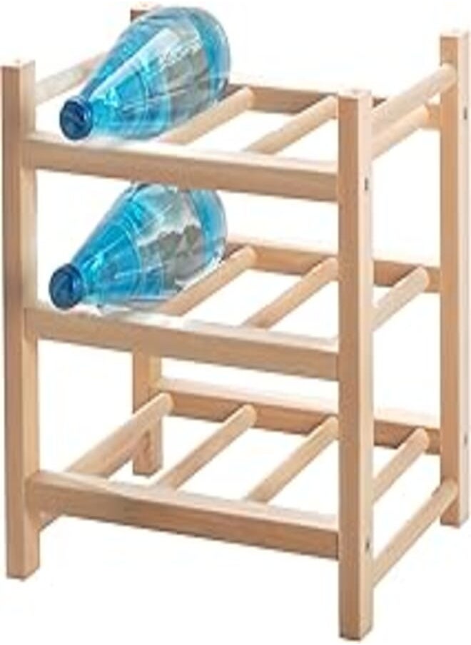 Ikea IKEA 700.324.51 Hutten 9-Bottle Wine Rack, Solid Wood 