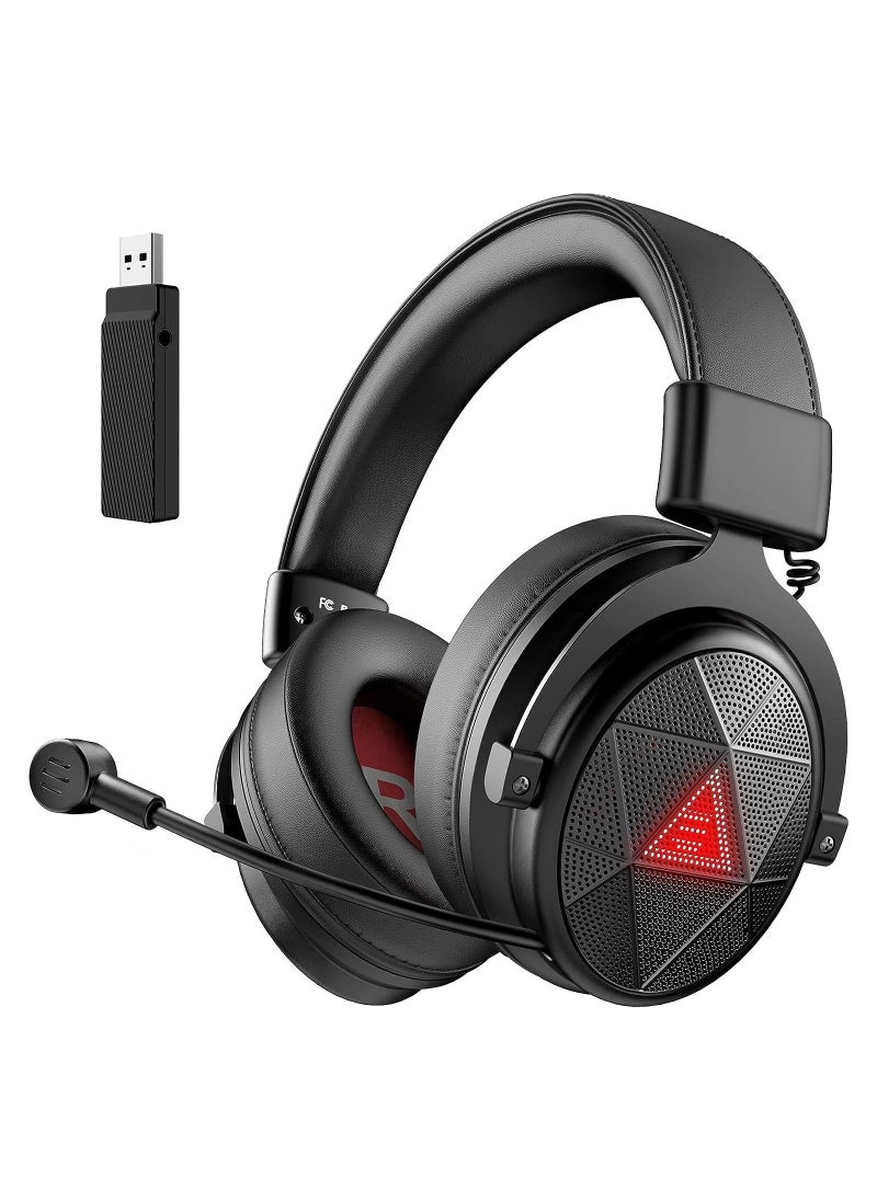 EKSA - E910 5.8G Wireless Gaming Headset - 7.1 Srround Sound - Dual Mic ENC Call Noise Cancelling for PC PS4, PS5 - Image 1